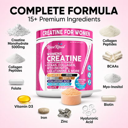 RinseRitual Women's Creatine Monohydrate Powder
